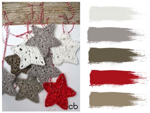 Picture,color blends, color combination,xmas wooden stars