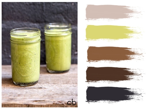 Picture,color blends, color combination,vegan smoothei