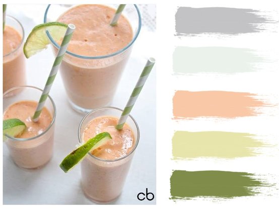 Picture,color blends, color combination,fresh fruit juice