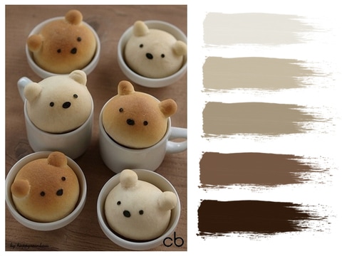 Picture,color blends, color combination,sweet bears