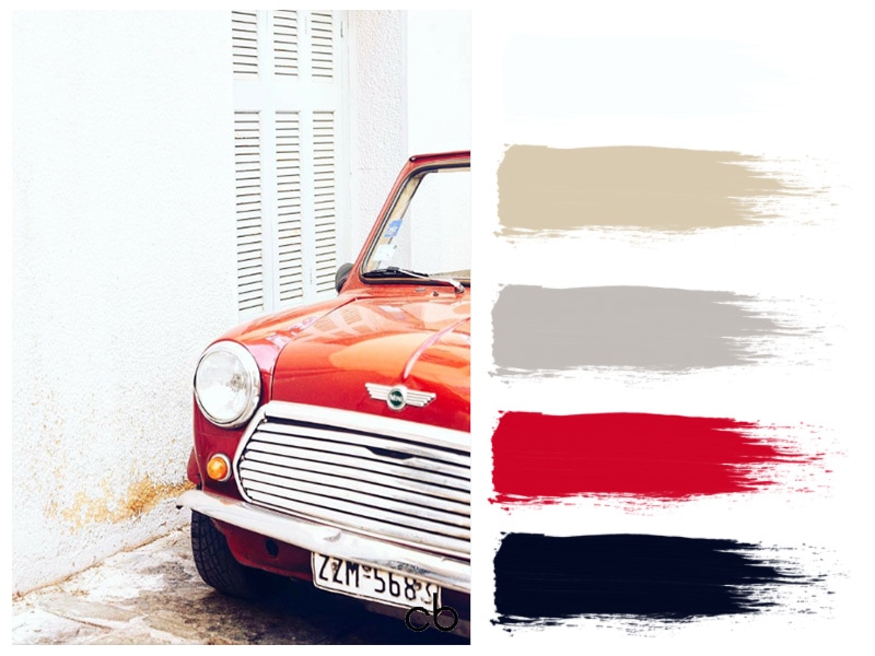 Picture,color blends, color combination,red mini