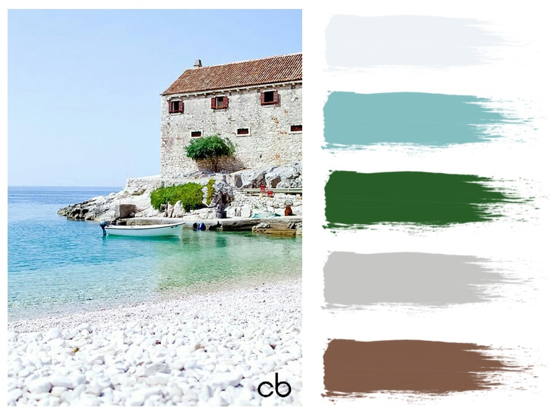 Picture,color blends, color combination, summer destination, see